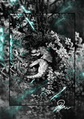 A Mother's Rest - Paleohorror art print by Ambrite Art
