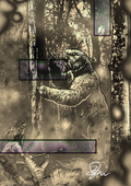 Megatherium - Paleohorror art print by Ambrite Art
