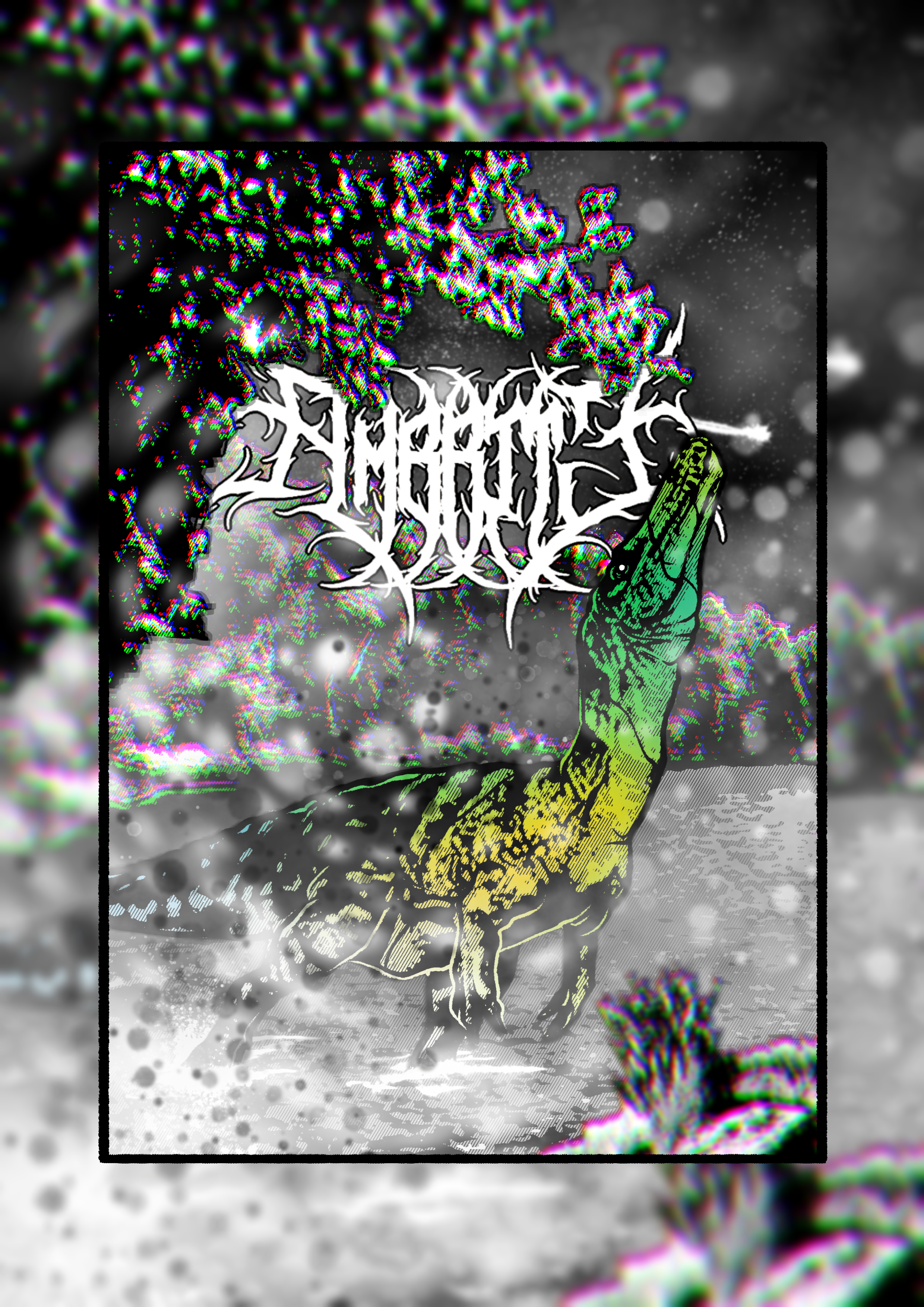 Baryonyx - Paleohorror art print by Ambrite Art