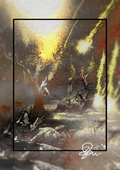 Extinction - Paleohorror art print by Ambrite Art